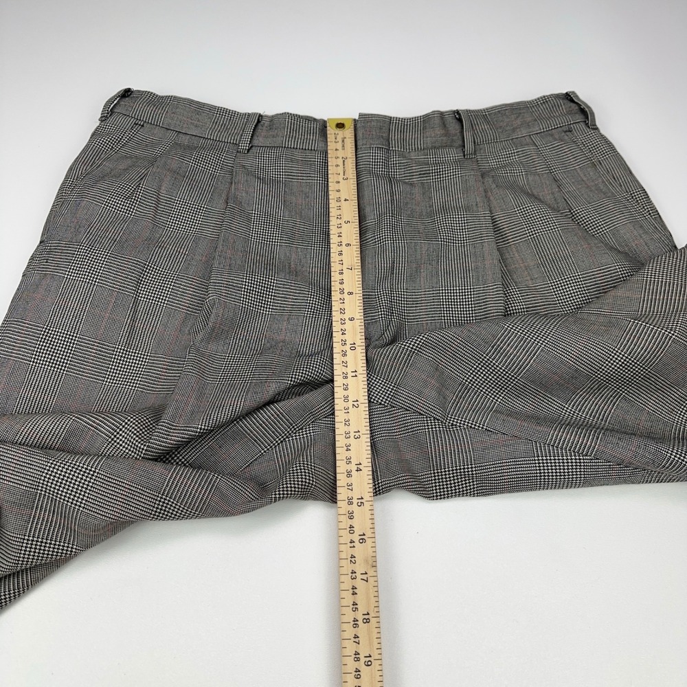 Sterling & Hunt Premier Edition Mens Grey Glen Plaid Worsted Wool Suit - Picture 8 of 16
